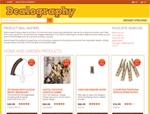 Tablet Screenshot of dealography.com